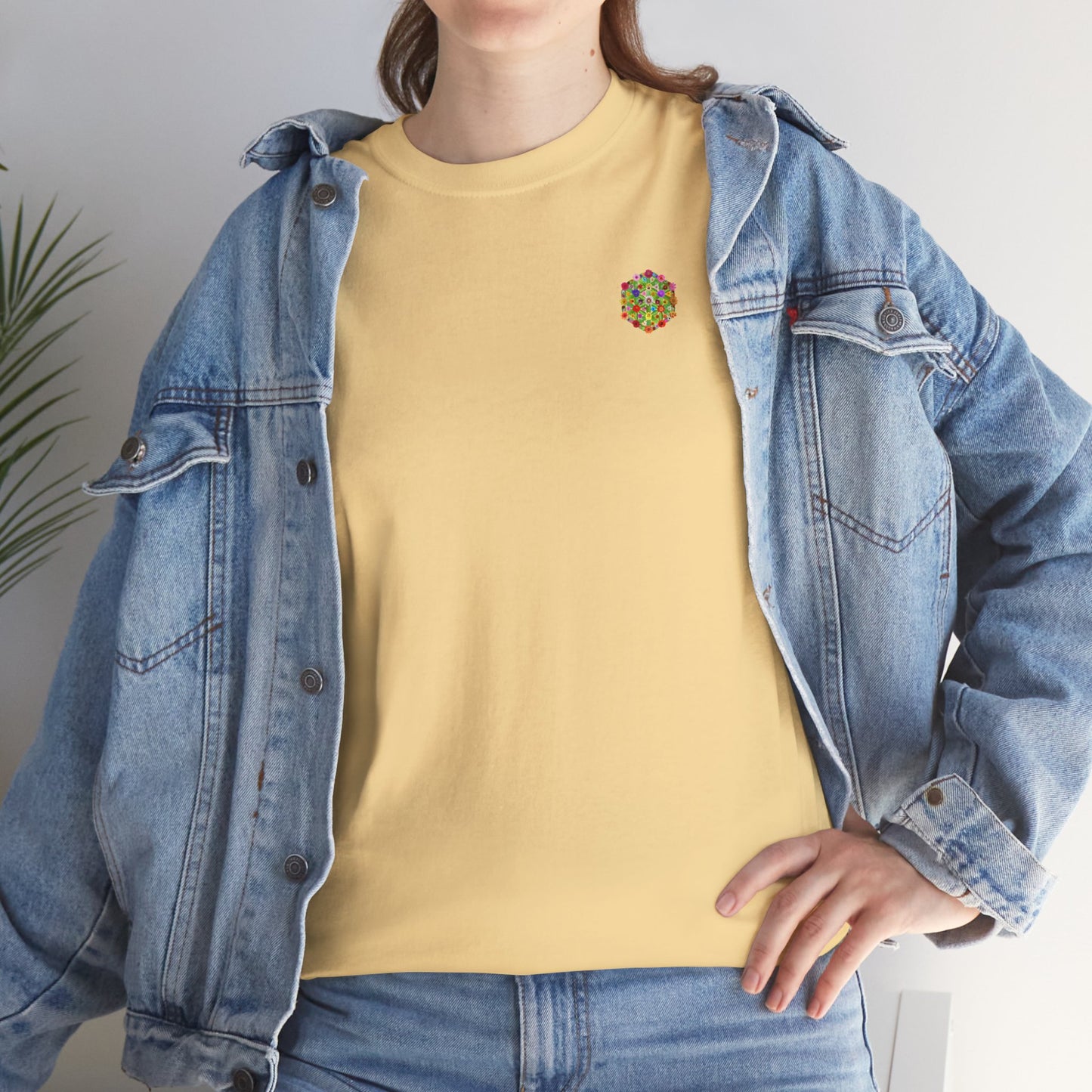 Flowers of Life Unisex Heavy Cotton Tee