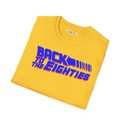 BACK TO THE EIGHTIES Unisex Softstyle 100% Cotton T-Shirt