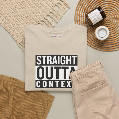 STRAIGHT OUTTA CONTEXT Unisex Heavy Cotton Tee