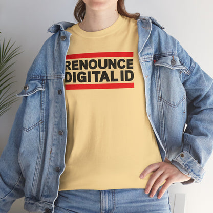 RENOUNCE DIGITAL ID Unisex Heavy Cotton Tee