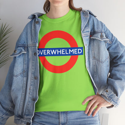 OVERWHELMED Unisex Heavy Cotton Tee
