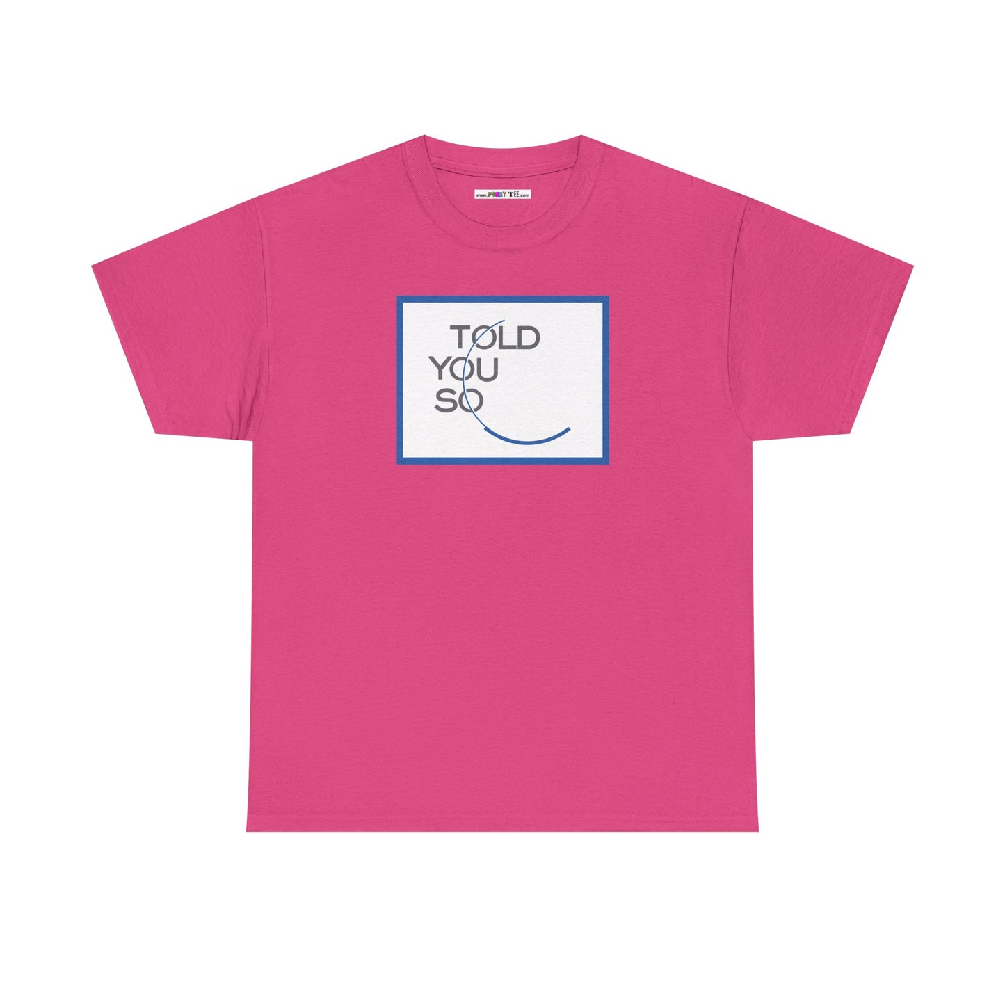 TOLD YOU SO Unisex Heavy Cotton Tee