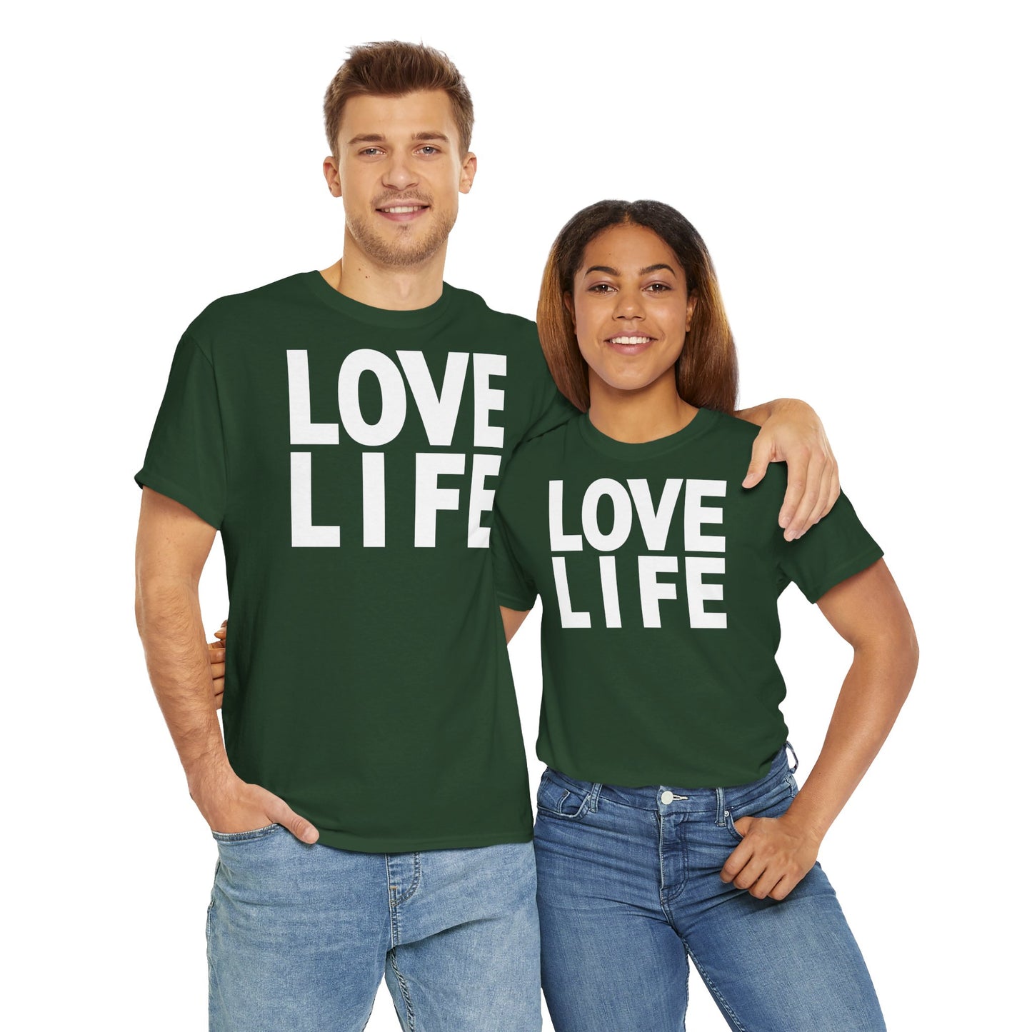 LOVE LIFE Unisex Heavy Cotton Tee