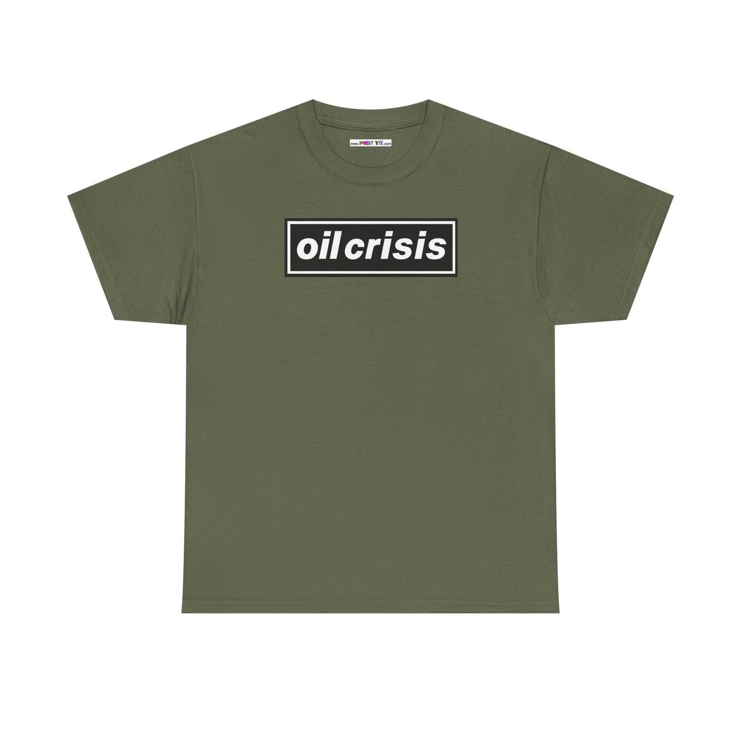 oil crisis/Foil THE crisis Unisex Heavy Cotton Tee