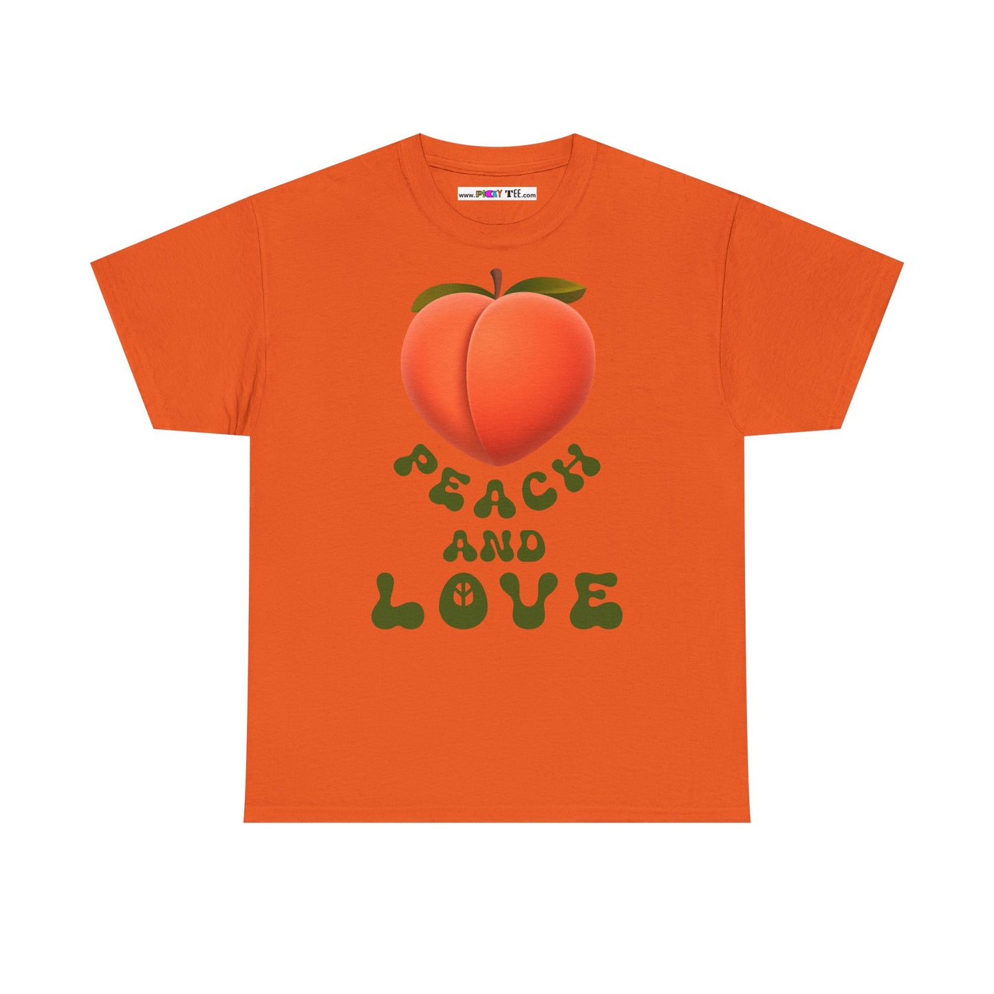 PEACH AND LOVE Unisex Heavy Cotton Tee