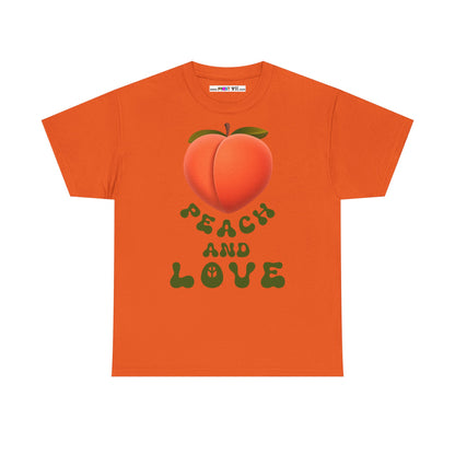 PEACH AND LOVE Unisex Heavy Cotton Tee