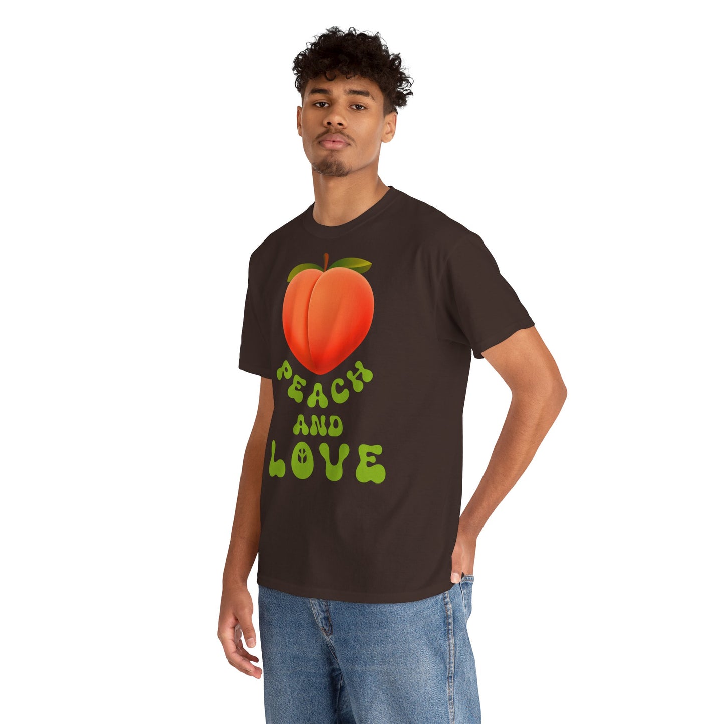 PEACH AND LOVE Unisex Heavy Cotton Tee
