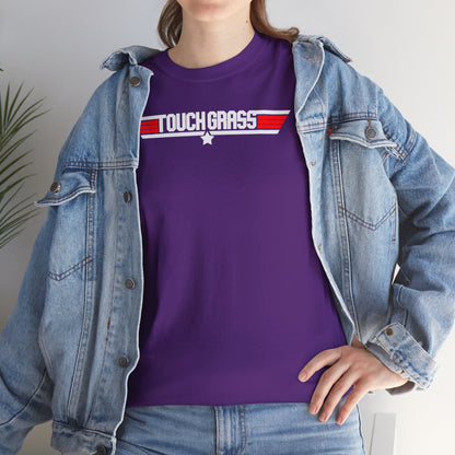 TOUCH GRASS Unisex Heavy Cotton Tee