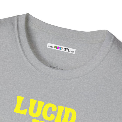 LUCID IN DISGUISE WITH DA MINDS Unisex Softstyle 100% Cotton T-Shirt