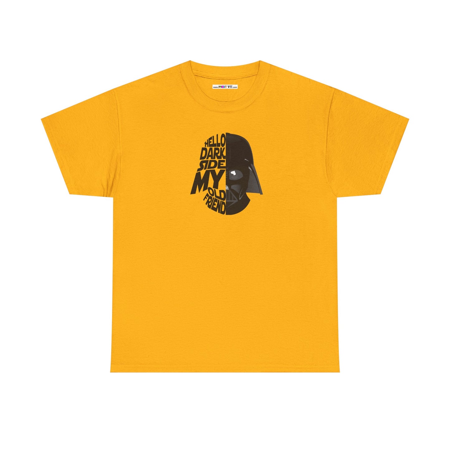 HELLO DARKSIDE MY OLD FRIEND Unisex Heavy Cotton Tee