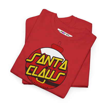 SANTA CLAUS SLEIGHRIDES Unisex Heavy Cotton Tee