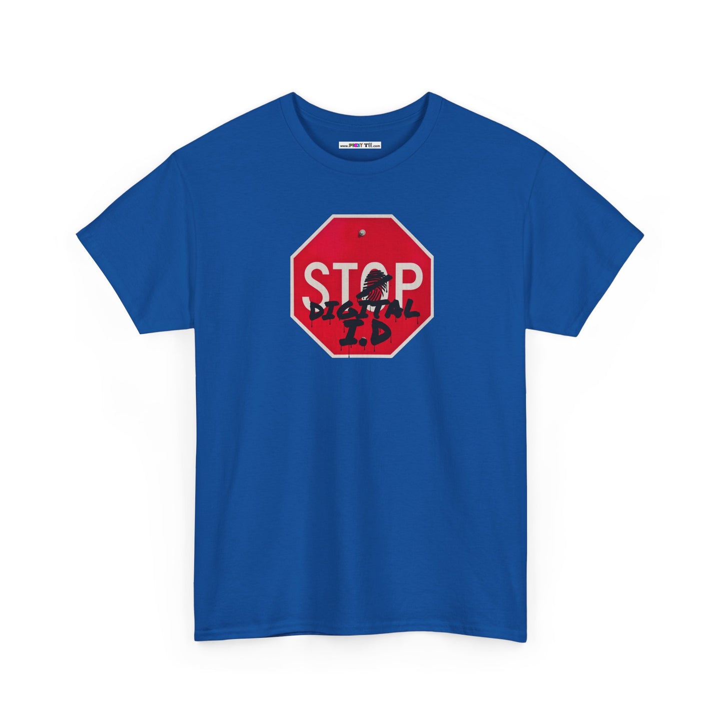 STOP digital i.d Unisex Heavy Cotton Tee