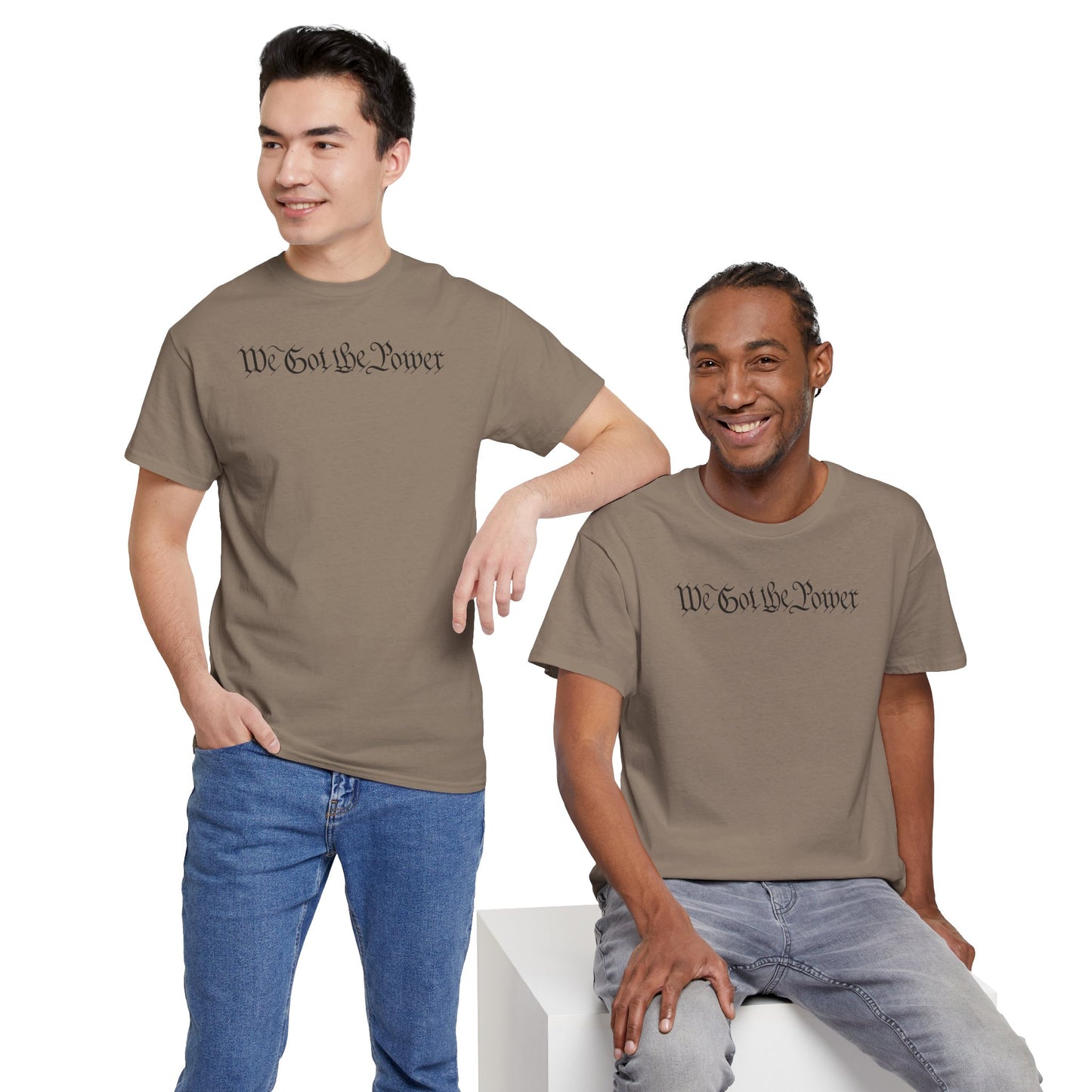 WE GOT THE POWER Unisex Heavy Cotton Tee
