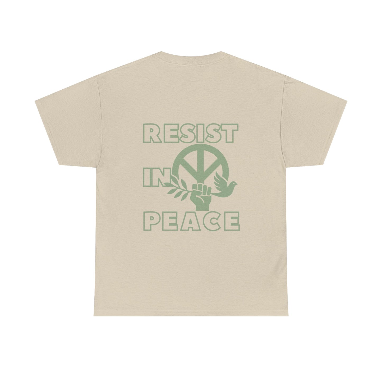RESIST IN PEACE Unisex Heavy Cotton Tee