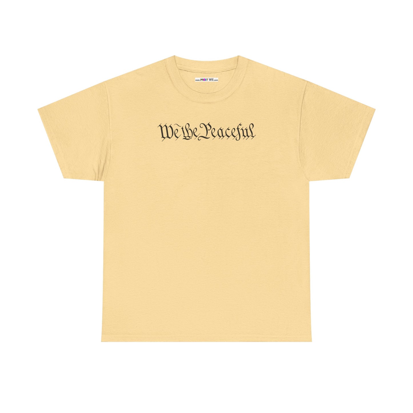 WE THE PEACEFUL Unisex Heavy Cotton Tee