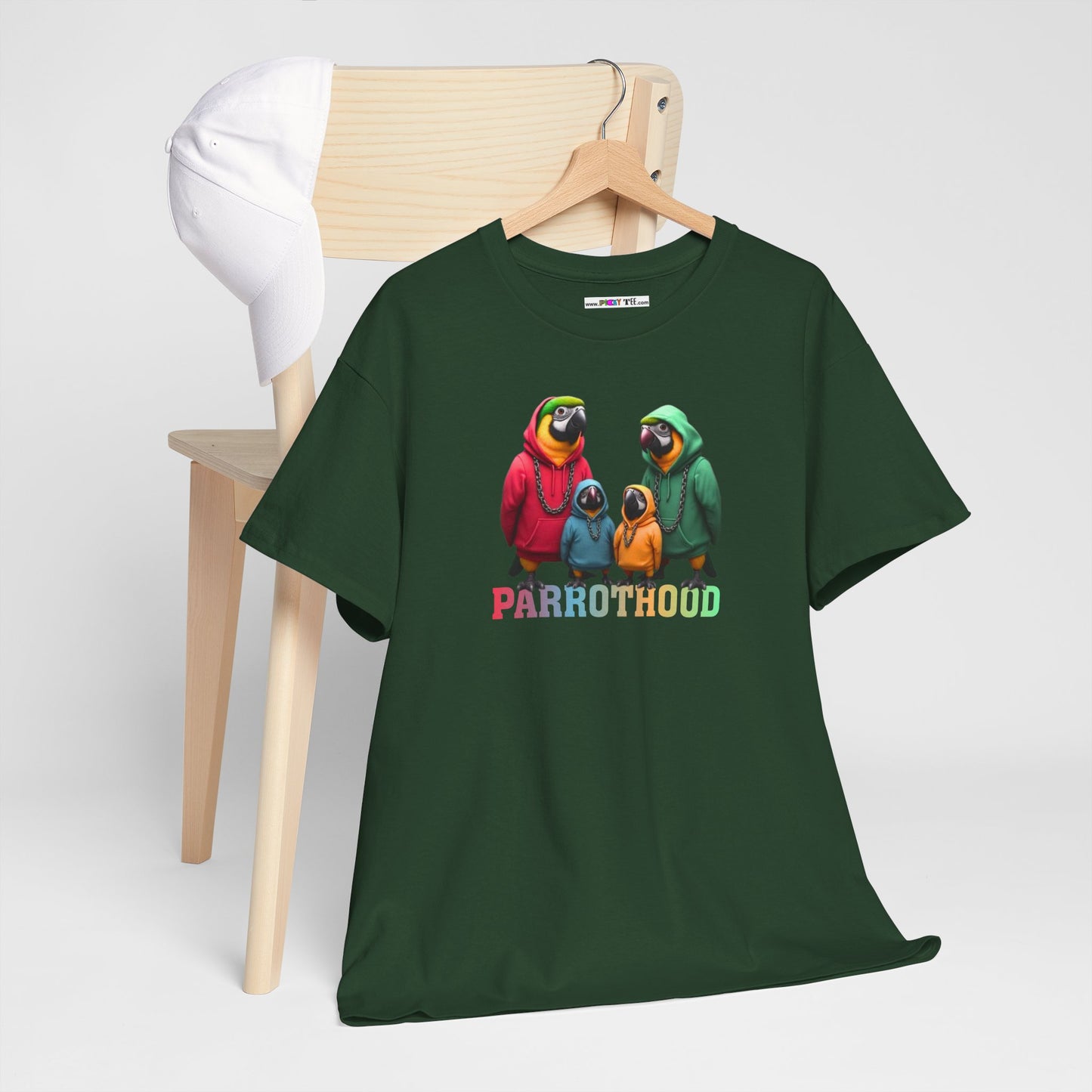 PARROTHOOD Unisex Heavy Cotton Tee