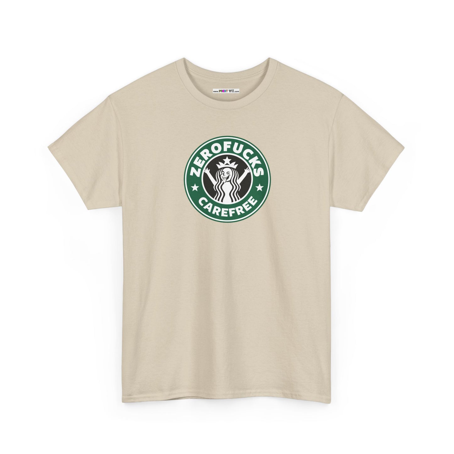 ZEROFUCKS CAREFREE Unisex Heavy Cotton Tee