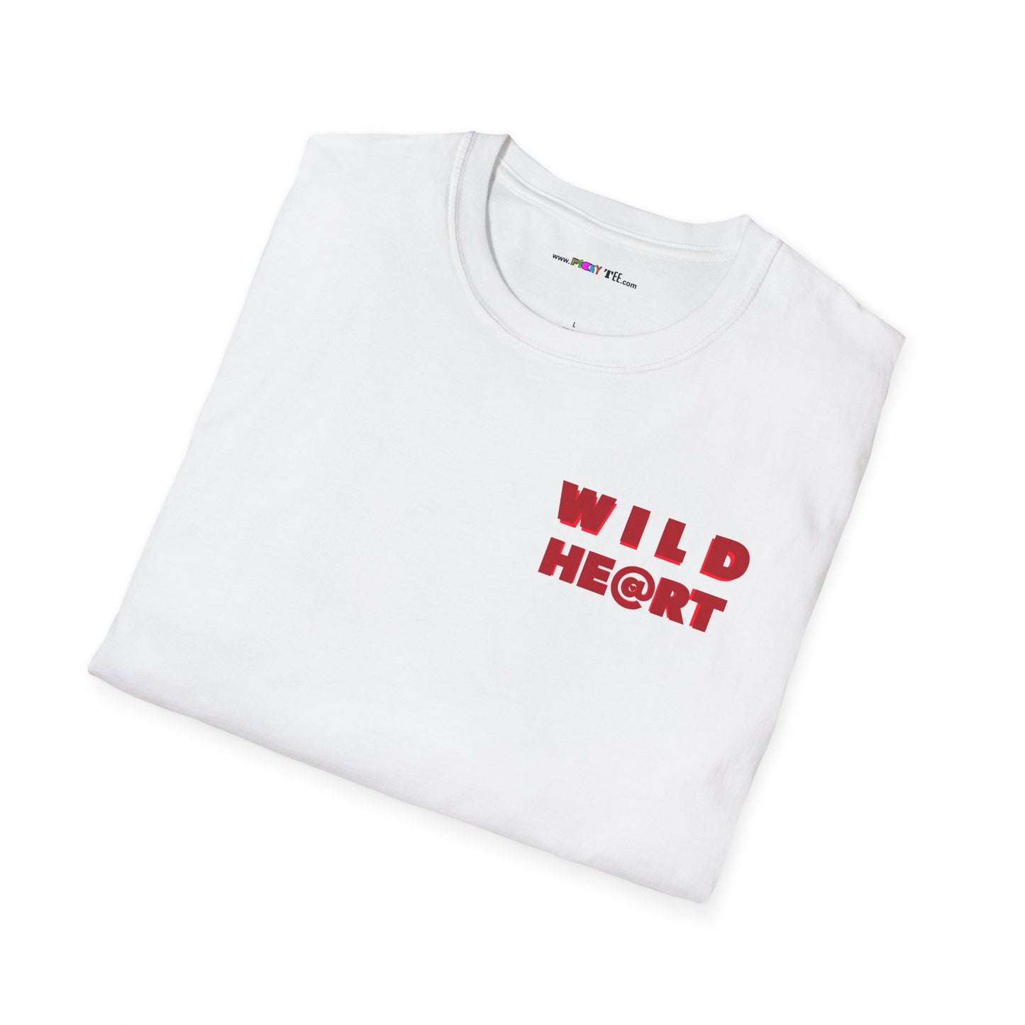 WILD AT HEART Unisex Softstyle 100% Cotton T-Shirt