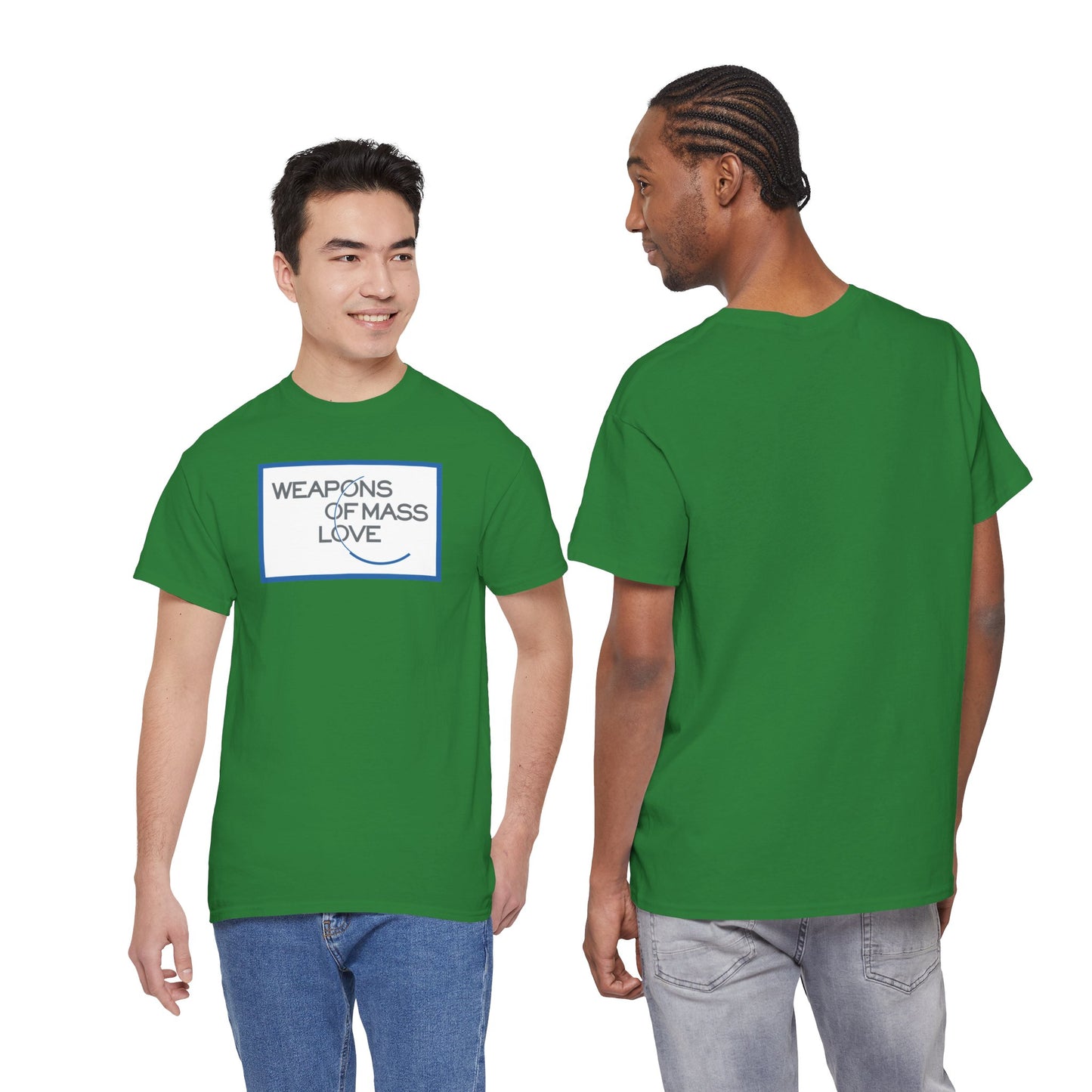 WEAPONS OF MASS LOVE Unisex Heavy Cotton Tee