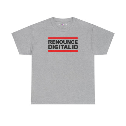 RENOUNCE DIGITAL ID Unisex Heavy Cotton Tee