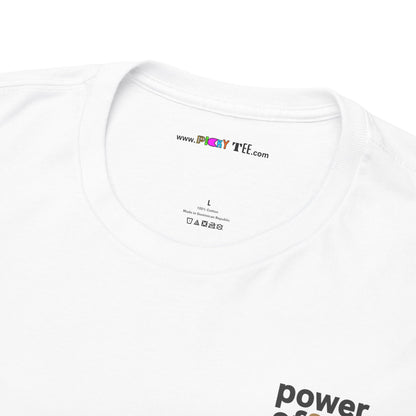 power off now Unisex Heavy Cotton Tee
