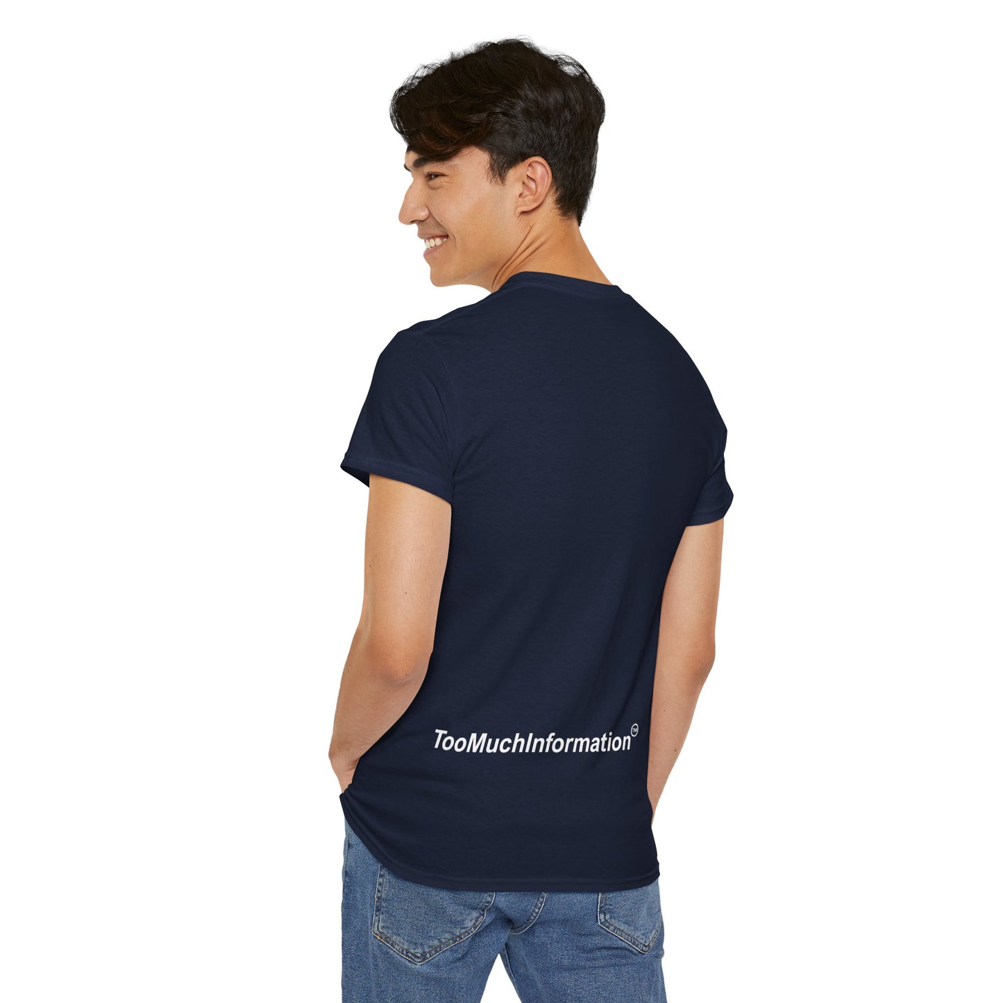 TooMuchInformation TMI Unisex Heavy Cotton Tee