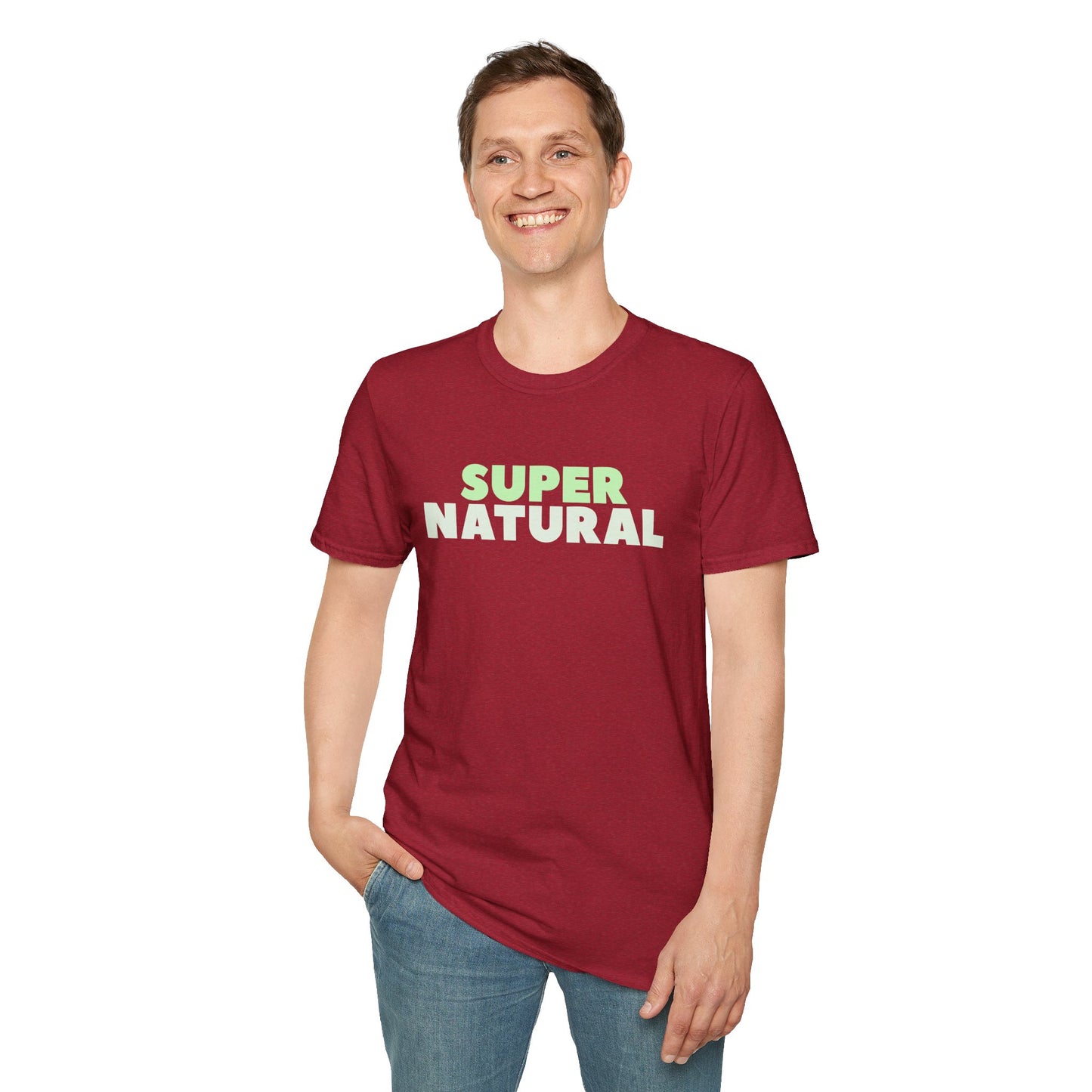 SUPER NATURAL Unisex Softstyle 100% Cotton T-Shirt