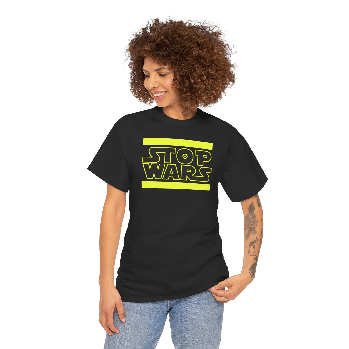STOP WARS Unisex Heavy Cotton Tee