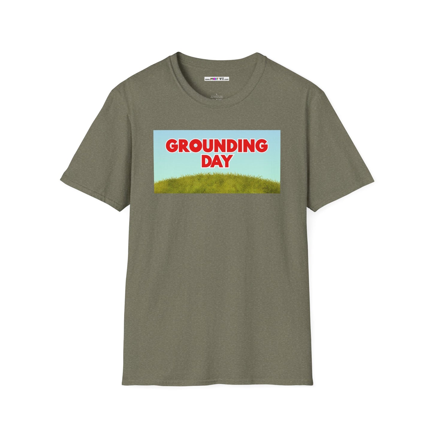 GROUNDING DAY Unisex Softstyle 100% Cotton T-Shirt