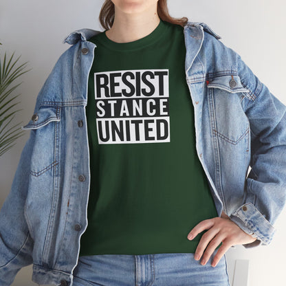 RESIST STANCE UNITED Unisex Heavy Cotton Tee