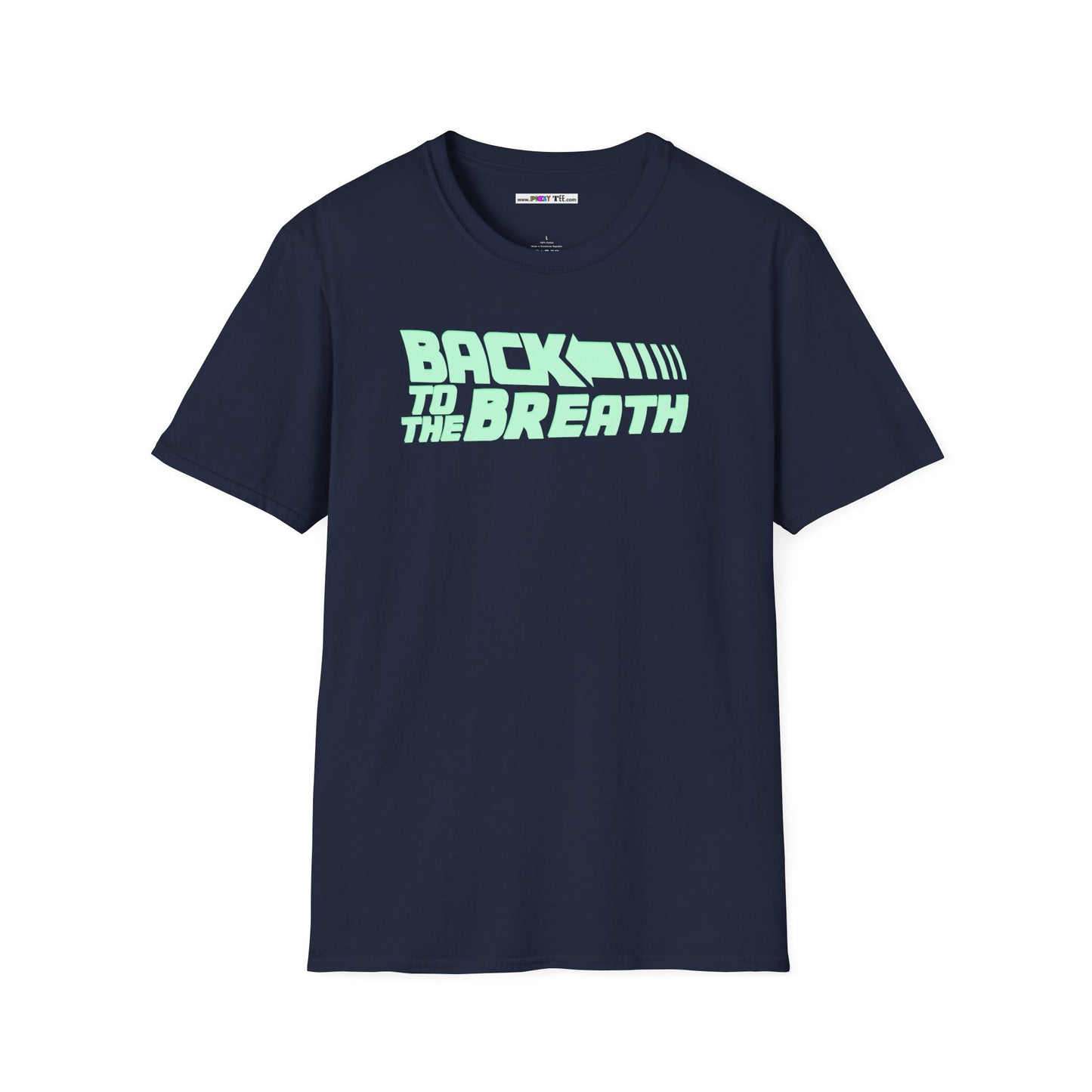 BACK TO THE BREATH Unisex Softstyle 100% Cotton T-Shirt