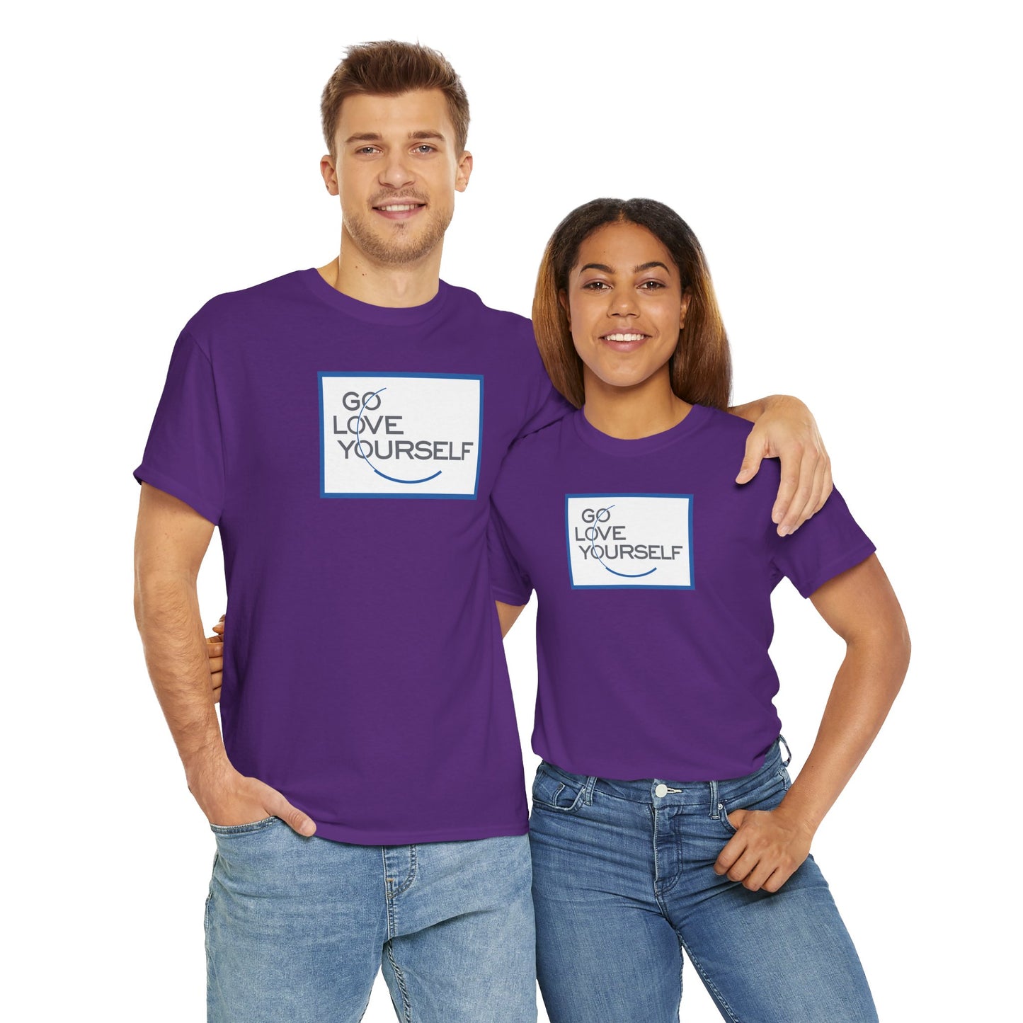 GO LOVE YOURSELF Unisex Heavy Cotton Tee