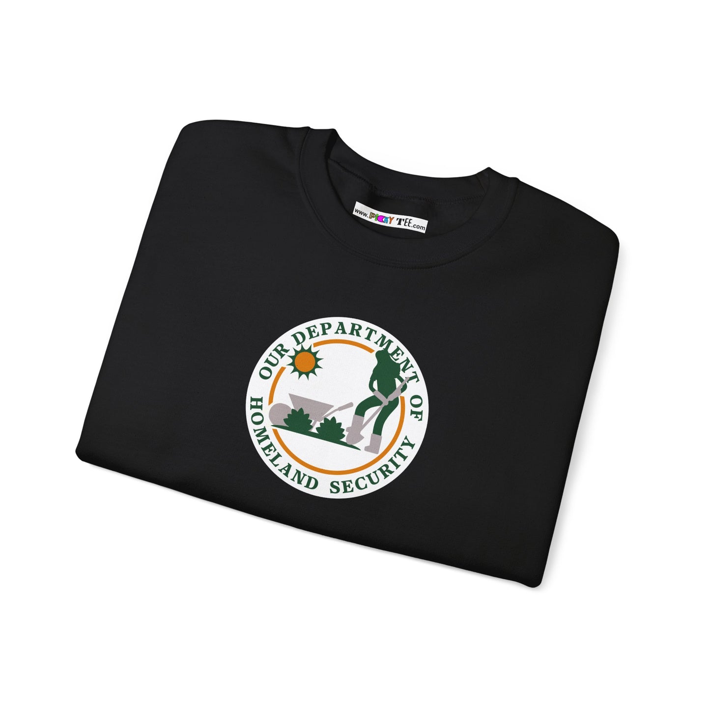HOMELAND SECURITY (OUR DEPARTMENT OF)  Unisex Heavy Cotton Sweatshirt