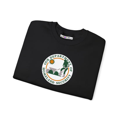 HOMELAND SECURITY (OUR DEPARTMENT OF)  Unisex Heavy Cotton Sweatshirt
