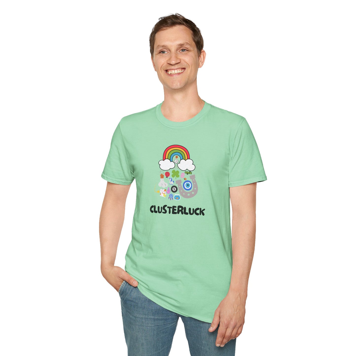 CLUSTERLUCK Unisex Softstyle 100% Cotton T-Shirt