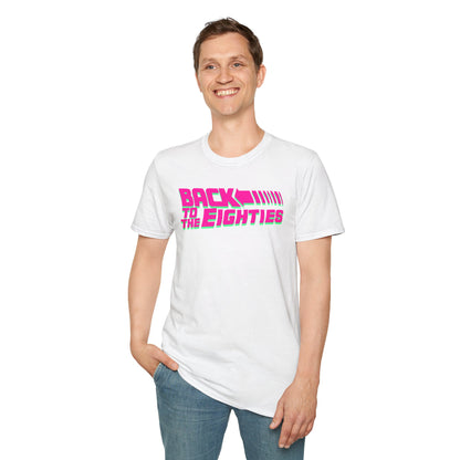 BACK TO THE EIGHTIES Unisex Softstyle 100% Cotton T-Shirt