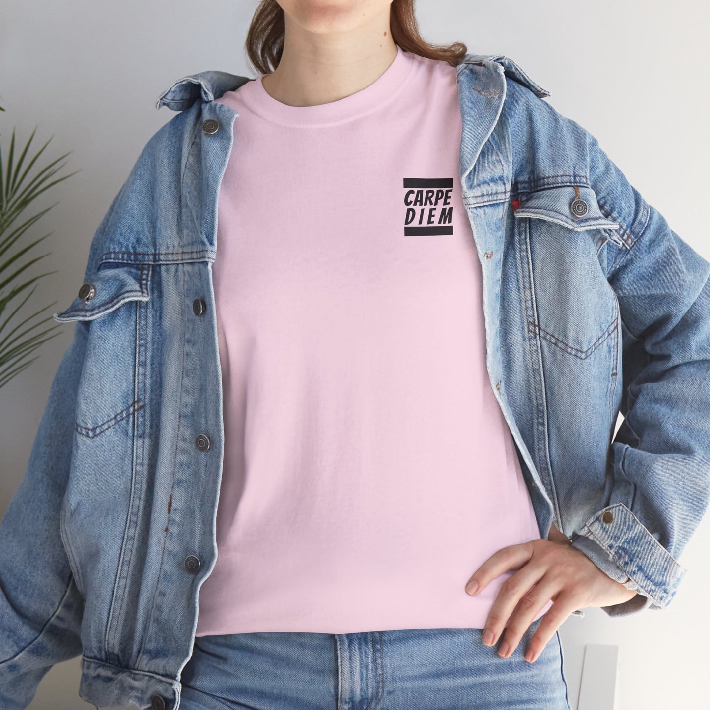 CARPE DIEM "I SEIZE DAY, PEOPLE" Unisex Heavy Cotton Tee