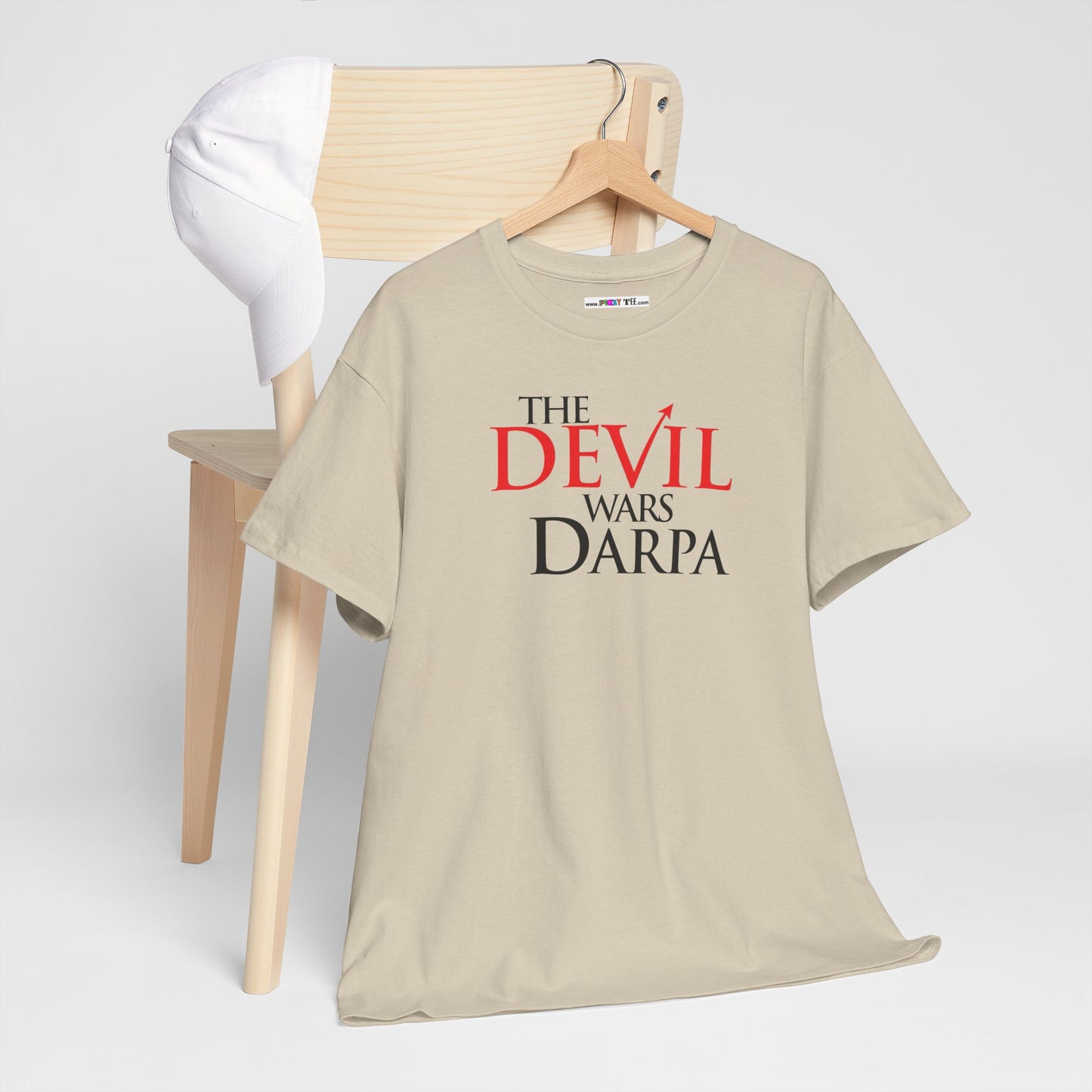 THE DEVIL WARS DARPA Unisex Heavy Cotton Tee