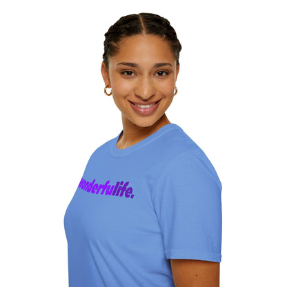 wonderfuLIFE. Unisex Softstyle 100% Cotton T-Shirt