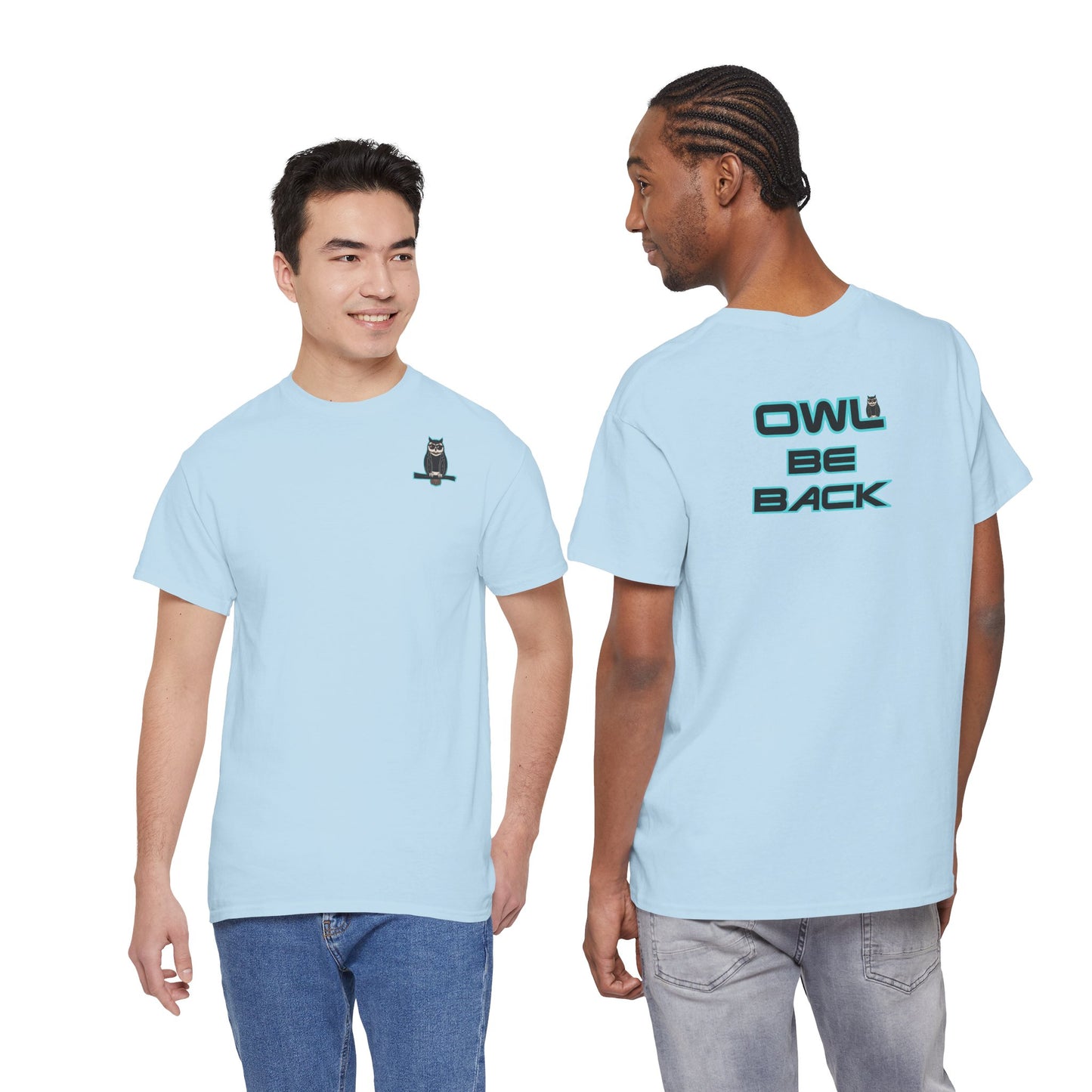 OWL BE BACK Unisex Heavy Cotton Tee