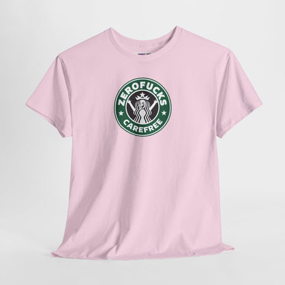 ZEROFUCKS CAREFREE Unisex Heavy Cotton Tee