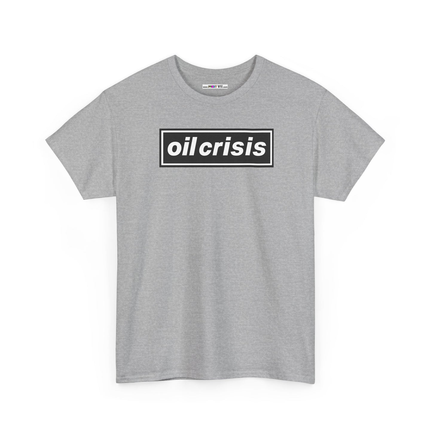 oil crisis/Foil THE crisis Unisex Heavy Cotton Tee