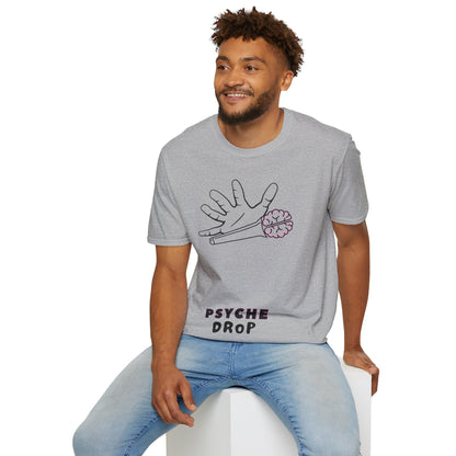 PSYCHE drop Unisex Softstyle 100% Cotton T-Shirt