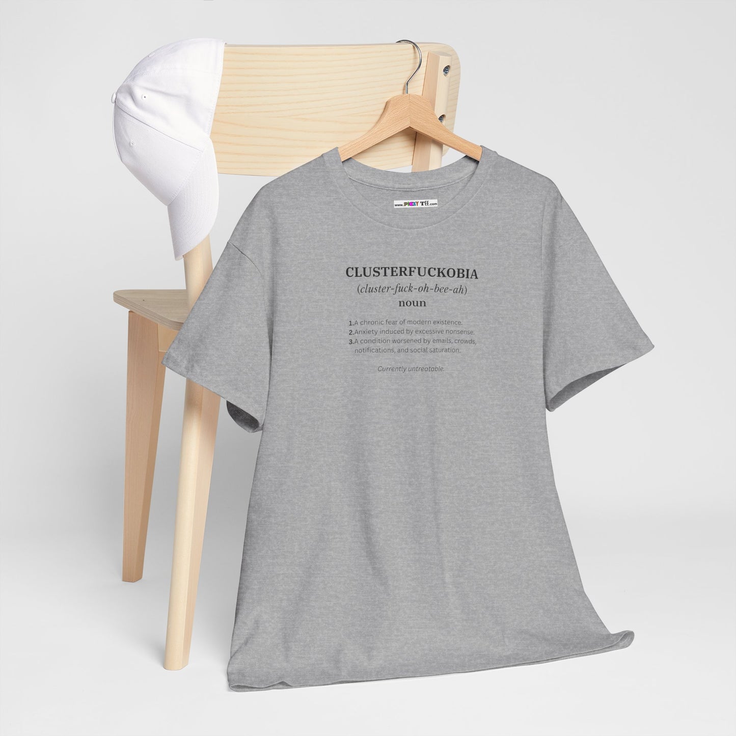 CLUSTERFUCKOBIA Unisex Heavy Cotton Tee