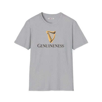 GENUINENESS Unisex Softstyle 100% Cotton T-Shirt