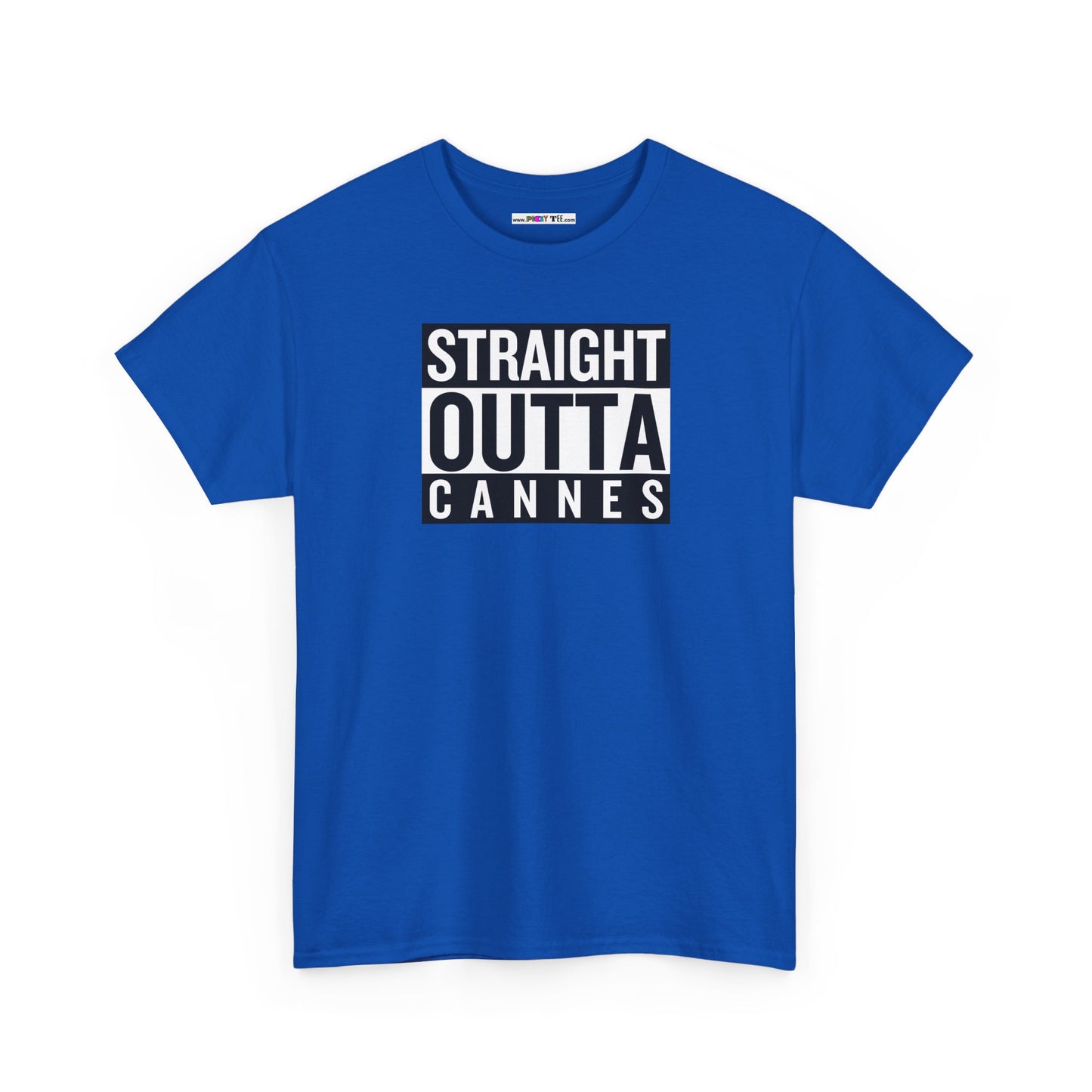 STRAIGHT OUTTA CANNES Unisex Heavy Cotton Tee