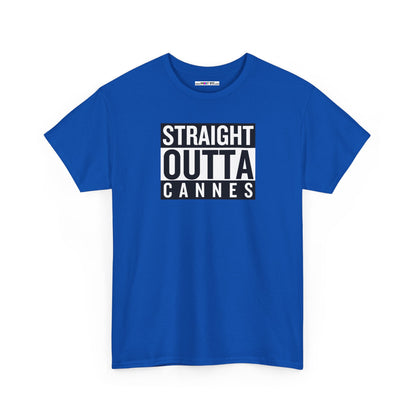 STRAIGHT OUTTA CANNES Unisex Heavy Cotton Tee