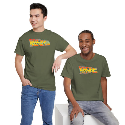 BACK TO THE FARMSTEAD Unisex Heavy Cotton Tee