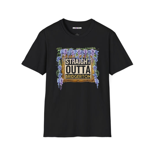 STRAIGHT OUTTA BRIDGERTON Unisex Softstyle 100% Cotton T-Shirt