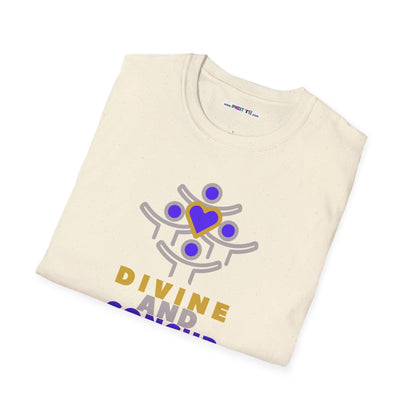 DIVINE AND CONCUR Unisex Softstyle 100% Cotton T-Shirt